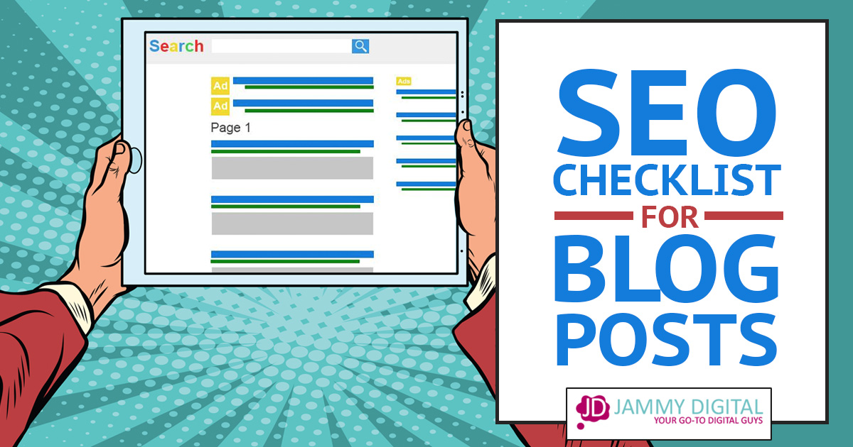 SEO checklist for blog posts